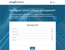 Tablet Screenshot of devinition.com